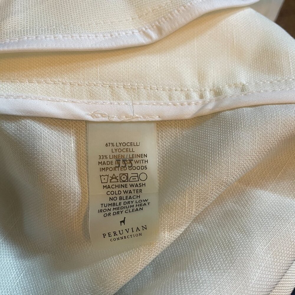145. Peruvian Connection White Hastings Jacket, Size 16, NWT - Picture 7 of 7